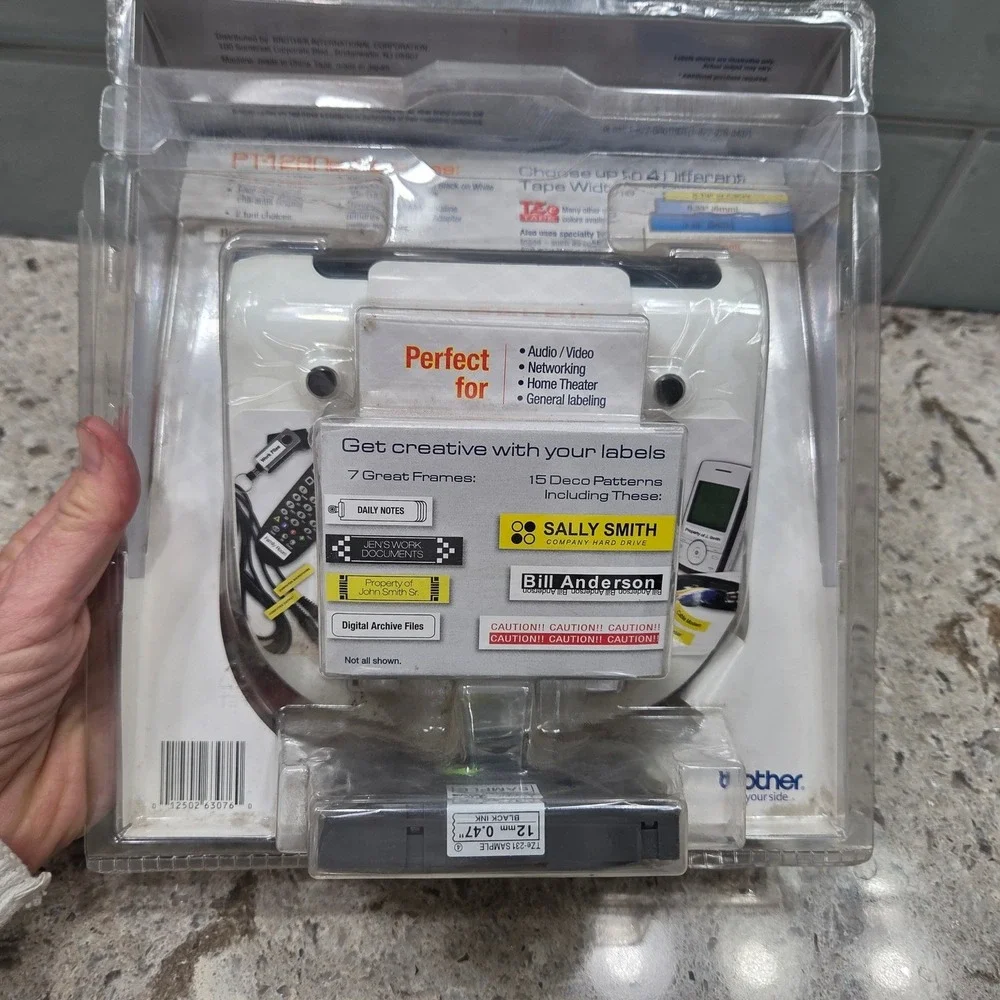 NEW SEALED Brother PT1290RS P Touch Home Electronic Labeling System Starter Tape